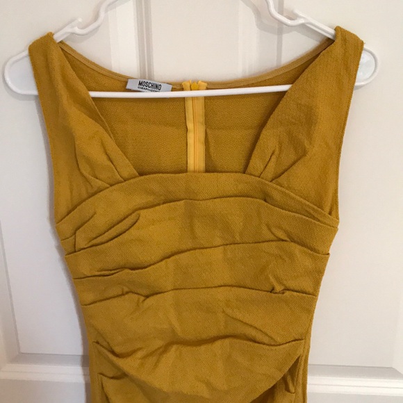 Authentic NEW Moschino dress in yellow 💥✨🎉 - Picture 3 of 8